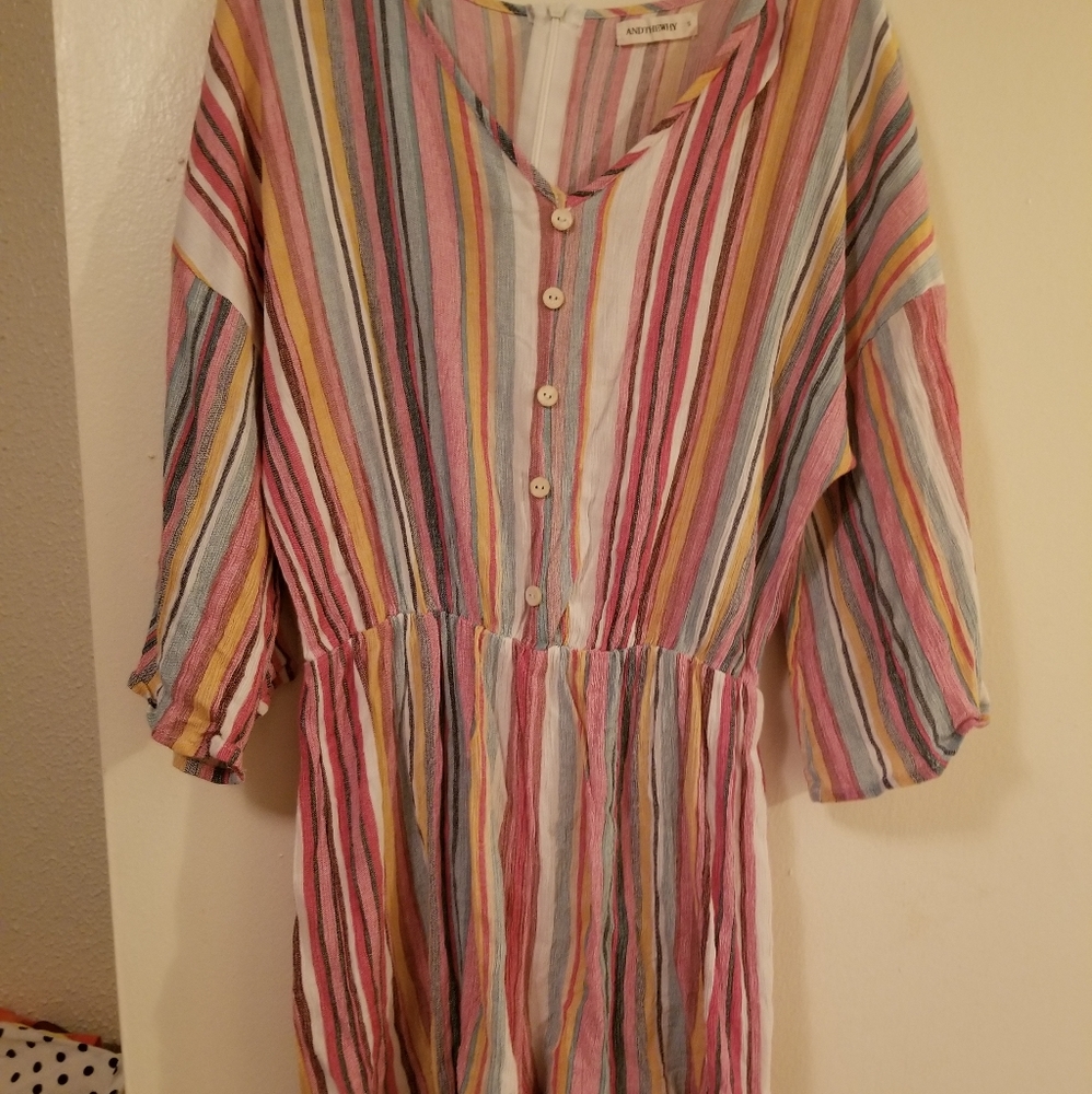 Striped romper from boutique